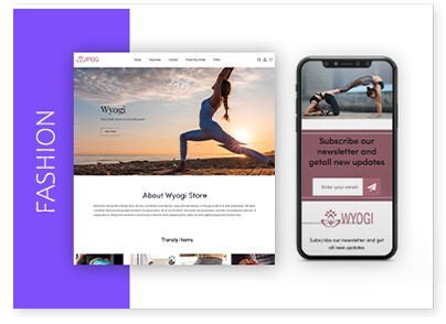 Wyogi | Yoga Wear | Premade Dropshipping Store | Multi Products Store | 40% Off